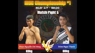 MSC PRO 1  Phan Nguyễn Chí Dũng vs Đàm Ngọc Thịnh [upl. by Hymen840]