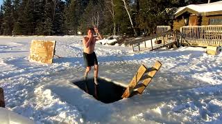 2019 Polar Plunge at Camp DuNord [upl. by Thgiled]