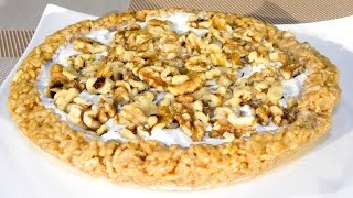 Postre Pie de ricekrispies [upl. by Aracot]