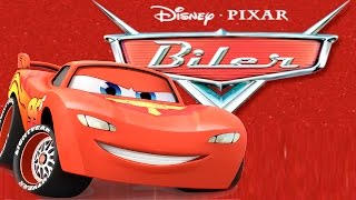 BILER NORSK FULL MOVIE GAME Lynet McQueen Lightning Cars Disney Pixar Video Spill Film for barn [upl. by Pasco746]