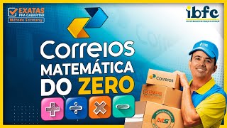 Concurso dos CORREIOS 2024  MATEMÁTICA DO ZERO  Questões [upl. by Netsirt]