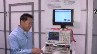 OFC 2013 Finisar Parallel 25Gbps Board Mounted Optical Assembly BOA Demonstration [upl. by Otha874]