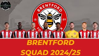 Brentford FC squad 202425  Players salary  football world euphoria [upl. by Nahtad58]