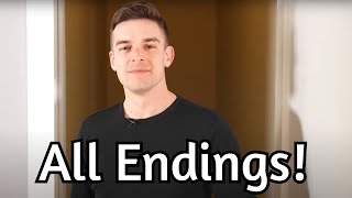 All 6 endings in MatPats FINAL Theory [upl. by Florrie]