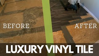 DIY LVT Flooring Installation Click Lock System Explained Easy to Follow TileBarNewYork [upl. by Fotinas]