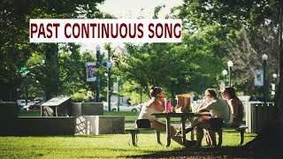 Past continuous song  On Sunday In the Park [upl. by Natfa486]