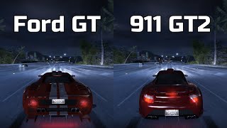 Ford GT vs Porsche 911 GT2  Need for Speed Carbon Drag Race [upl. by Yerfoeg634]