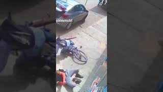 bicycle hitingcctvsecuritycameras cctvcamera funny shorts trending youtubeshorts lol fail [upl. by Riehl]