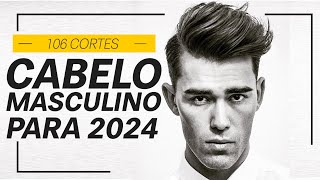 106 CORTES DE CABELO MASCULINO PARA 2024 [upl. by Ariem]