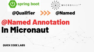 Micronaut framework Named annotation and  ✨Qualifier in Spring Boot [upl. by Torrance]