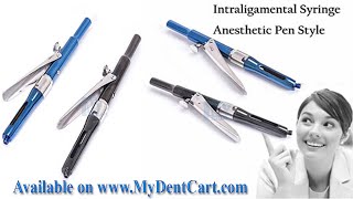 How to use Intraligamental syringe dental  GDC Intraligamental Syringe Inject [upl. by Deeanne]