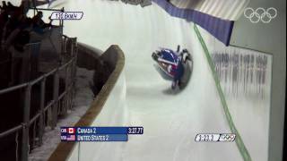 E PacE Meyers  TwoWoman Bobsleigh  Vancouver 2010 Winter Olympic Games [upl. by Mozza]