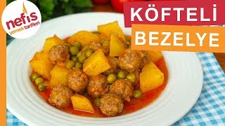 MUHTEŞEM Köfteli Bezelye Yemeği Tarifi [upl. by Naleek893]