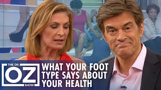 What Your Foot Type Says About Your Health Dr Ozs Shoe Fit Test amp Tips  Oz Health [upl. by Lechar]