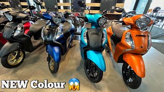 2024 NEW Colour Yamaha Fascino  Yamaha Fascino Detailed REVIEW  Fascino mileage price Speed ♥️ [upl. by Senoj]