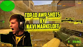 Top 10 AWP shots by NaVi markeloff [upl. by Snow660]