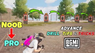 TOP 7 ADVANCED TRAINING DRILLS IMPROVE Your AIM amp Reflexes  Tips amp Tricks in BGMIPUBG MOBILE [upl. by Sturrock563]