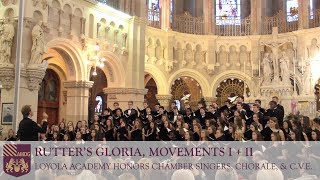 Personent Hodie Festival Processional  Loyola Academy Honors Chamber Singers Chorale amp CVE [upl. by Niak]