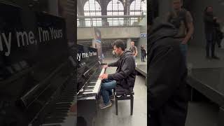 Intense Musician Dazzles The Audience At The Public Piano [upl. by Aslin]