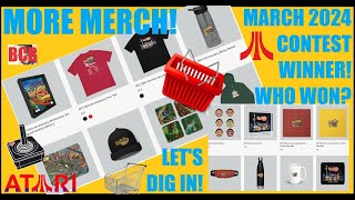 More Merch Up  Ataricom Lets Dig In Plus March 2024 2600 FREE GAME Contest Winner Who Won [upl. by Eben954]