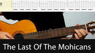 The Last Of The Mohicans Guitar Lesson With Tabs [upl. by Aihsoem734]