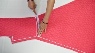 Umbrella SuitGown Cutting Step By Step In Easy Way [upl. by Carlton]