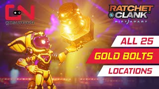 All Gold Bolts Locations Ratchet and Clank Rift Apart [upl. by O'Neill]