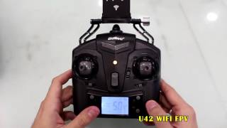 TUTORIAL DRONE U42WIFI [upl. by Rodge]