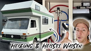 Durchlauferhitzer mit 5KW Diesel Wasserheizung 🔥 Timberline 10 im VW LT 40 Clou 570 Family Camper [upl. by Eelyrag]