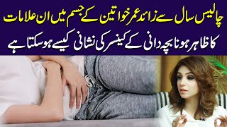 Uterus Cancer Warning Signs Know the Symptoms to Watch Out after menopause  Dr Sahar Chawla [upl. by Proudman]