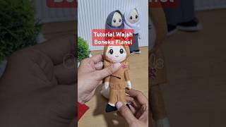 Membuat Boneka Flanel membuat wajah boneka flanel shorts bonekaflanel bonekaguru [upl. by Dorolisa315]