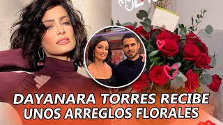 😍😱Dayanara Torres RECIBE arreglos FLORALES y un cariñoso MENSAJE ¿De quién [upl. by Sigmund]