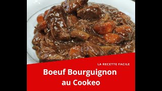 Bœuf bourguignon Cookeo  Cuisson sous pression [upl. by Inaja235]