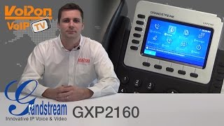 Grandstream GXP2160 HD IP Phone Video Review and Unboxing [upl. by Uhsoj388]