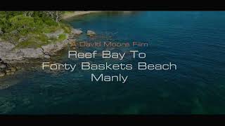 Drone Australia Reef Bay to Forty Baskets Beach Manly MWM 052  4K DJI Mavic UAV Photography [upl. by Ynor]