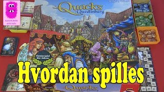 The Quacks of Quedlinburg Hvordan spilles In Danish brætspil familiespil [upl. by Smailliw]