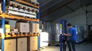 Everlift HD1016 Hand stapelaar 1600 mm 1000 kg [upl. by Anahpets]