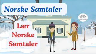 Snørydding med Naboen om Vinteren  Lær Norske Samtaler [upl. by Barbara]