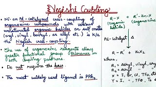 Negishi Coupling Reaction Mechanism [upl. by Hilbert]