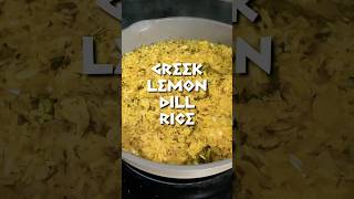 Greek Lemon Dill Rice 🍋 🍚 🤤 [upl. by Aker]