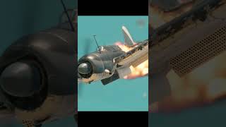 Historically Accurate Dive Bombing in War Thunder warthunder cinematic history gaming planes [upl. by Erin]