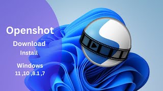 How install Openshot video editor 311 2024 [upl. by Robson460]