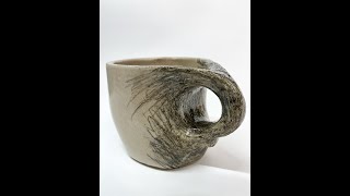 How to use ceramics underglaze pencil to Decorate a Mug [upl. by Thorlay]