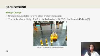 IConMaSTEd 2024 Estimation of methyl orange dye’s molar absorptivity using a photoresistorbased [upl. by Aicnorev348]