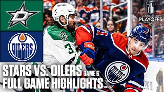 Dallas Stars vs Edmonton Oilers Game 6  NHL Western Conference Final  Full Game Highlights [upl. by Walt]