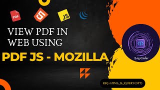 Custom PDF Viewer From Scratch  JS PDF JS by Mozilla [upl. by Bonis]