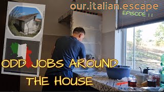 Odd Jobs and Kitchen Update Italian Home Renovation [upl. by Assert]