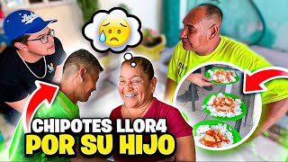 CHIPOTES ROMPE EN LLANTO AL VER A SU HIJO DESESPERADO  PATRÓN NETO [upl. by Janene]