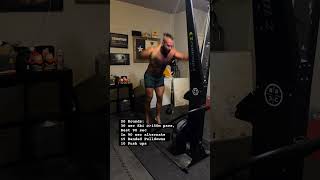 Skierg power endurance workout 🚂 functionaltraining skierg [upl. by Ehsrop]