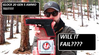 New 2023 Glock 20 Gen5 ammo test Will it fail [upl. by Pine]